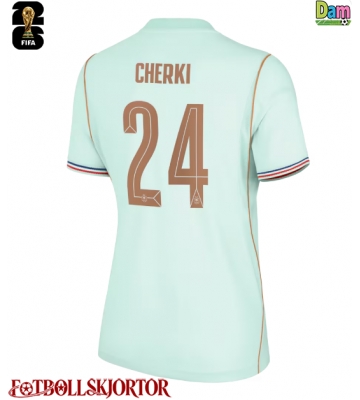 Frankrike Rayan Cherki #24 Bortatröja Dam VM 2026 Kortärmad